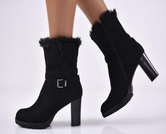 Дамски елеганти  боти  черни