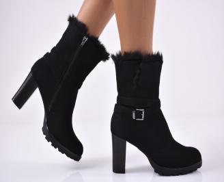 Дамски елеганти  боти  черни