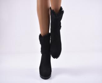 Дамски елеганти  боти  черни