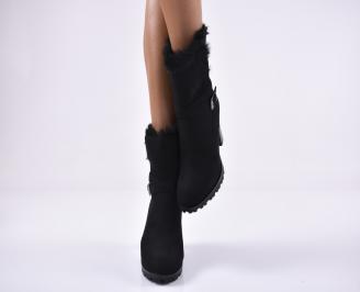 Дамски елеганти  боти  черни