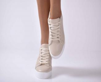 Дамски сникърси бежoви EOBUVKIBG