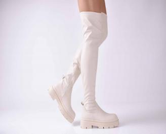 Дамски ежедневни ботуши бежови EOBUVKIBG