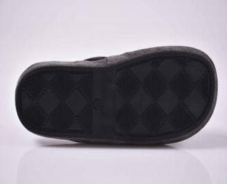 Мъжки домашни чехли  сиви EOBUVKIBG