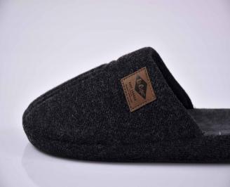 Мъжки домашни чехли  черни EOBUVKIBG