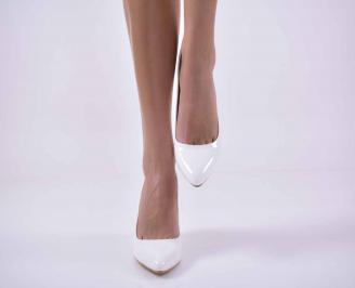 Дамски елегантни обувки бели  EOBUVKIBG