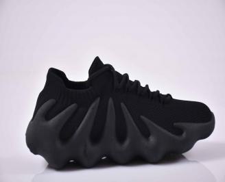 Mъжки маратонки текстил черни EOBUVKIBG 3