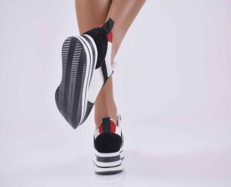 Дамски обувки на платформа бели  EOBUVKIBG 3