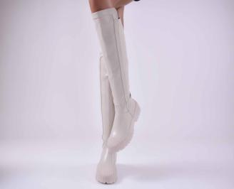 Дамски ежедневни ботуши  бежово  EOBUVKIBG