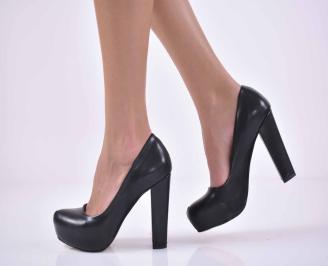 Дамски елегантни обувки черни EOBUVKIBG