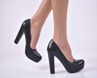 Дамски елегантни обувки черни EOBUVKIBG