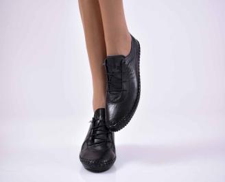 Дамски  равни обувки  черни  EOBUVKIBG