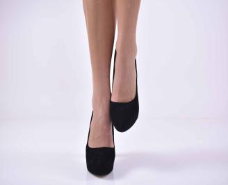 Дамски елегантни обувки черни EOBUVKIBG