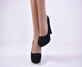 Дамски елегантни обувки черни EOBUVKIBG