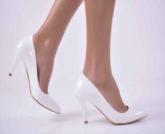 Дамски елегантни обувки бели  EOBUVKIBG