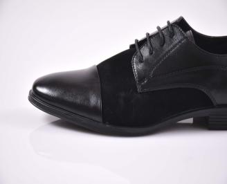 Мъжки официални обувки черни EOBUVKIBG