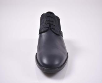 Мъжки официални обувки сини EOBUVKIBG