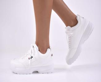 Дамски сникърси  бели EOBUVKIBG