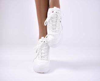 Дамски сникърси  бели EOBUVKIBG