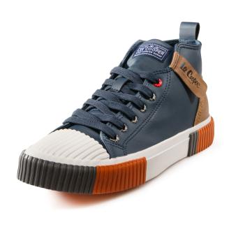 Мъжки кожени кецове LC G-702-24 H-pu Navy