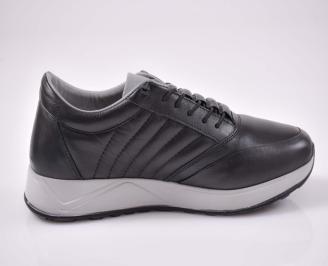 Мъжки спортни обувки естествена кожа с ортопедична стелка  EOBUVKIBG 3