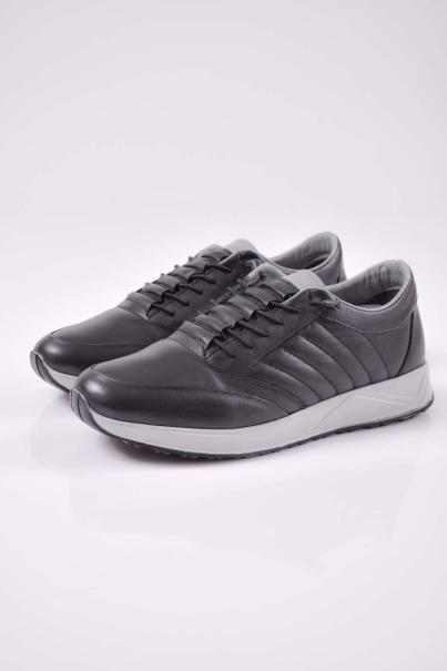 Мъжки спортни обувки естествена кожа с ортопедична стелка  EOBUVKIBG