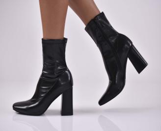 Дамски  елегантни боти  черни  EOBUVKIBG