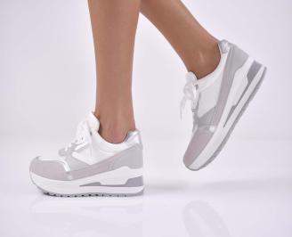 Дамски сникърси бели EOBUVKIBG