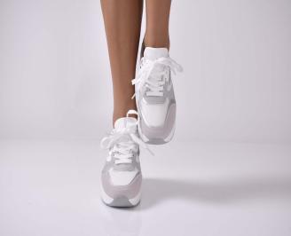 Дамски сникърси бели EOBUVKIBG