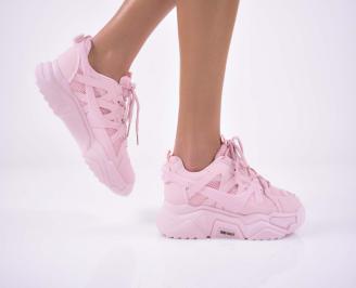 Дамски сникърси розови  EOBUVKIBG