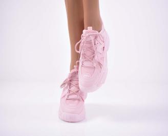 Дамски сникърси розови  EOBUVKIBG