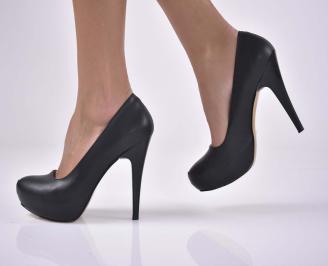 Дамски елегантни обувки черни EOBUVKIBG