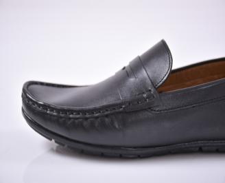 Мъжки мокасини черни EOBUVKIBG