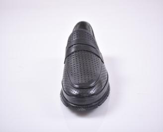 Мъжки мокасини черни EOBUVKIBG