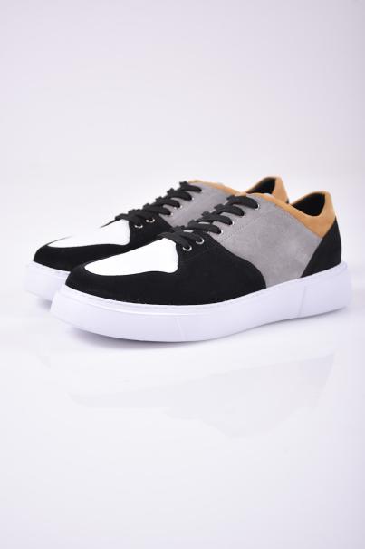 Мъжки обувки естествена кожа черни EOBUVKIBG