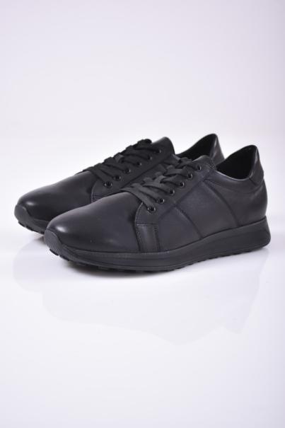 Мъжки обувки естествена кожа черни EOBUVKIBG