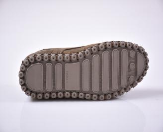 Мъжки  мокасини  кафяви EOBUVKIBG