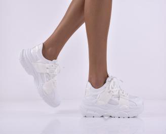 Дамски сникърси бели EOBUVKIBG