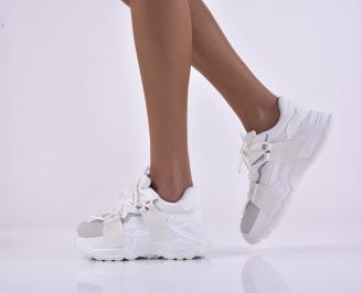 Дамски сникърси бели EOBUVKIBG