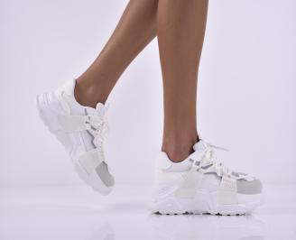 Дамски сникърси бели EOBUVKIBG