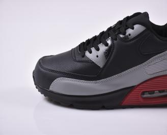 Mъжки маратонки черни EOBUVKIBG