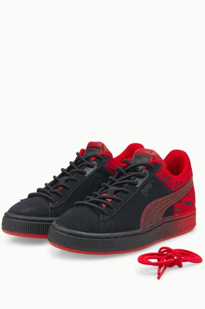 PUMA x Batman Suede Classic Shoes Black/Red W 3