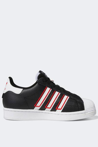 ADIDAS Originals Superstar Shoes Black/Red