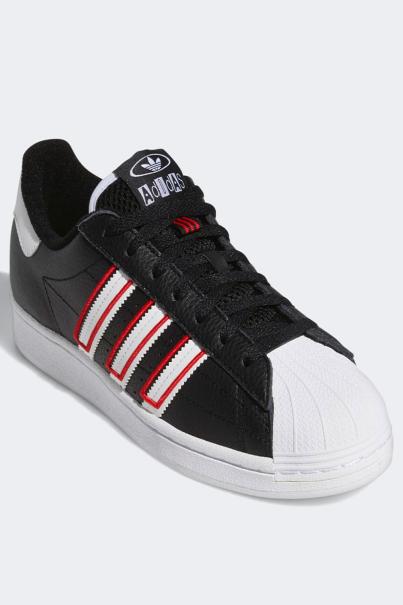 ADIDAS Originals Superstar Shoes Black/Red 3