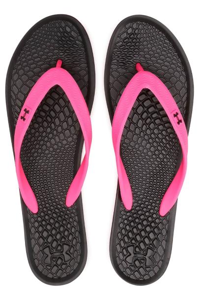 UNDER ARMOUR Atlantic Dune Flip-Flops Pink/Black