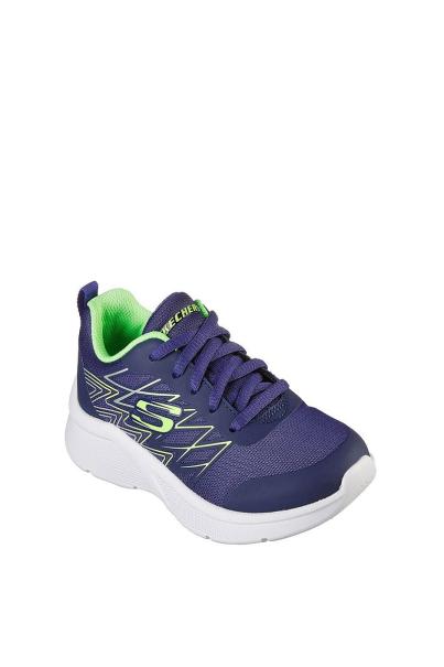 SKECHERS Microspec Quick Sprint Shoes Navy 3