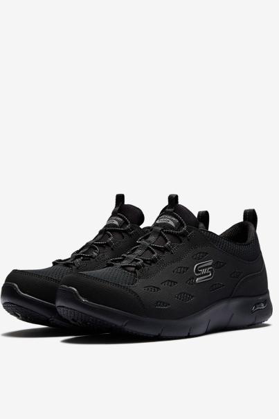 SKECHERS Arch Fit Refine Shoes Black 3