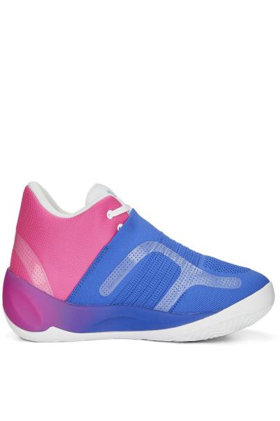 PUMA Rise Nitro Fadeaway Basketball Shoes Blue/Pink