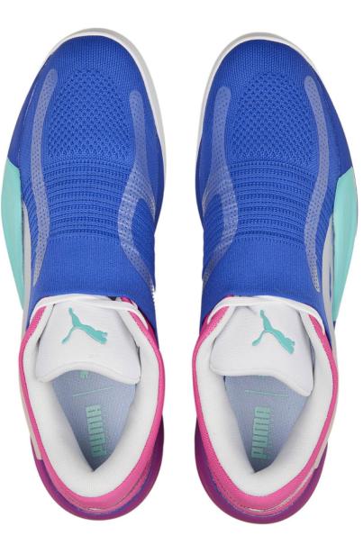 PUMA Rise Nitro Fadeaway Basketball Shoes Blue/Pink