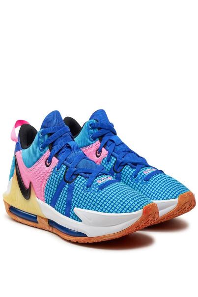 NIKE x Lebron Witness VII Basketball Shoes Blue/Multicolor 3