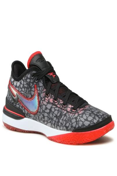NIKE x LeBron James Nxxt Gen Shoes Gray/Black/Red 3